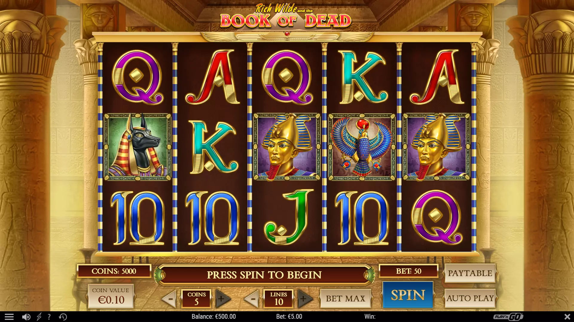 Book of Dead screenshot