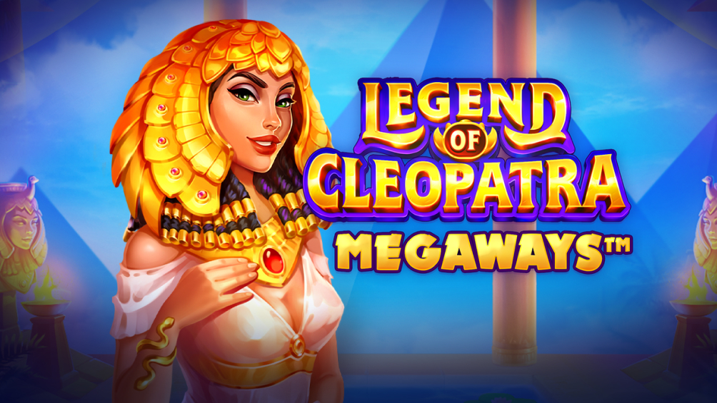 Legend of Cleopatra Megaways desktop gameplay screen showing the tumbling reels and Scarab Multiplier
