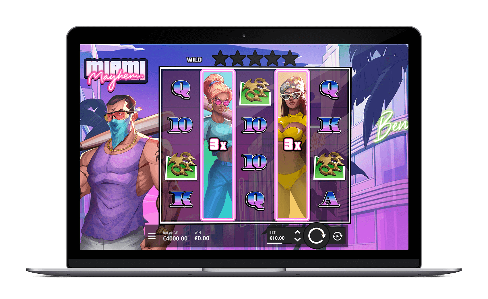 Miami Mayhem shown across desktop and mobile devices