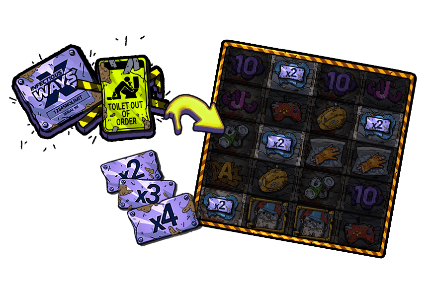 Outsourced 2: Balkan Engineering Infectious xWays symbols expanding across the grid